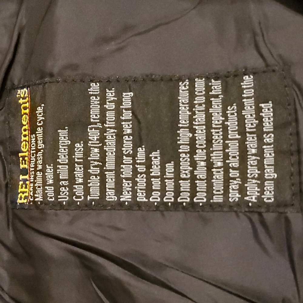 Rei Elements Wind & Rain Waterproof Full Side Zip… - image 4